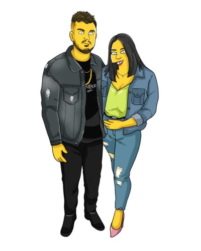 Custom Simpsons Portrait photo review