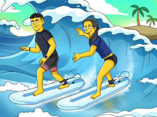 Custom Simpsons Portrait photo review