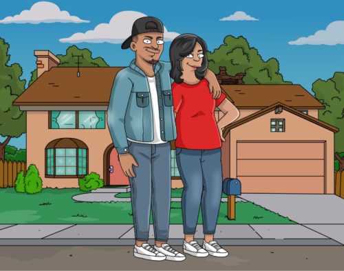Custom Simpsons Portrait photo review