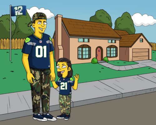 Custom Simpsons Portrait photo review