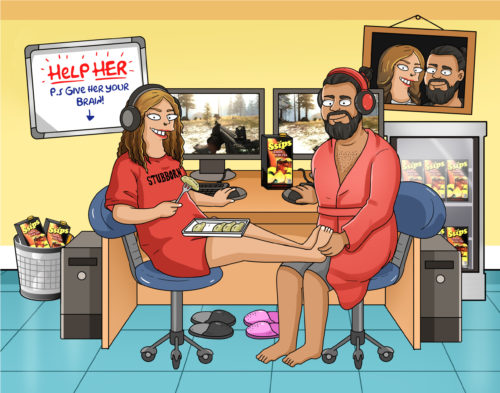 Custom Simpsons Portrait photo review