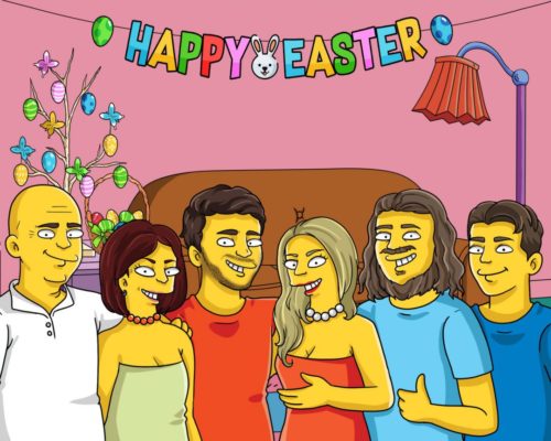 Custom Simpsons Portrait photo review