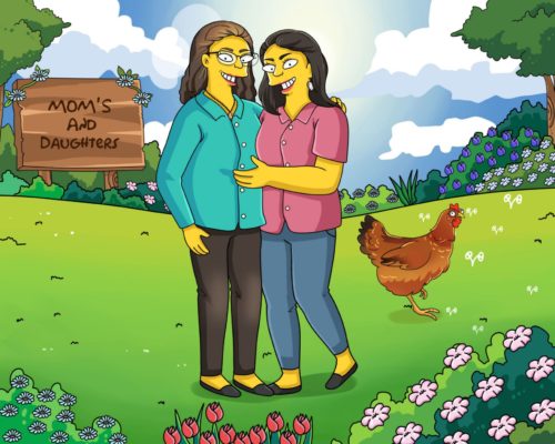 Custom Simpsons Portrait photo review