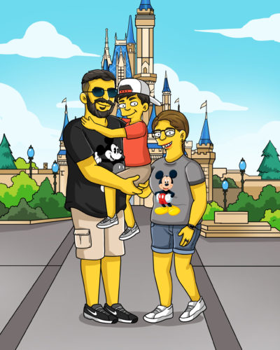 Custom Simpsons Portrait photo review