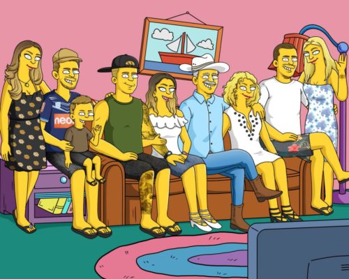Custom Simpsons Portrait photo review