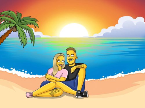 Custom Simpsons Portrait photo review