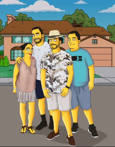 Custom Simpsons Portrait photo review