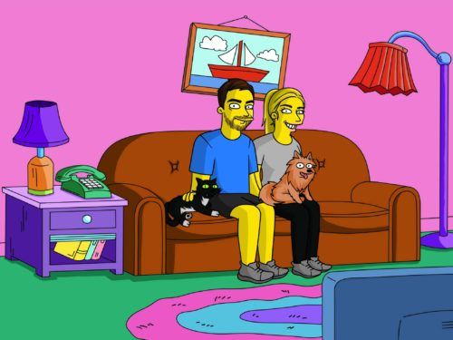 Custom Simpsons Portrait photo review