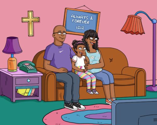 Custom Simpsons Portrait photo review