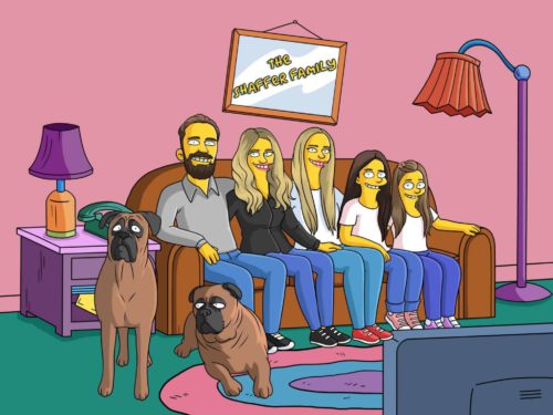 Custom Simpsons Portrait photo review