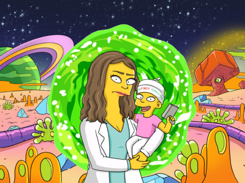 Custom Simpsons Portrait photo review