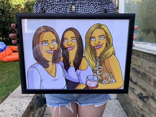 Custom Simpsons Portrait photo review