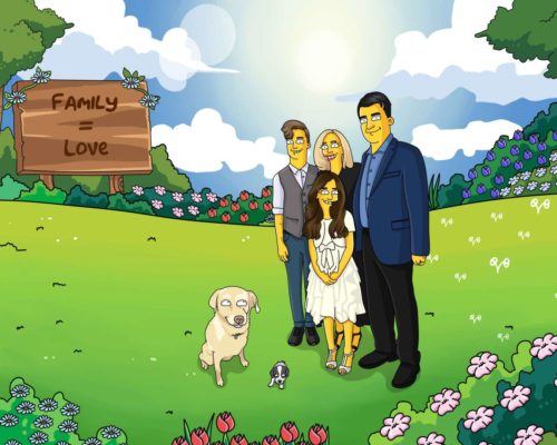 Custom Simpsons Portrait photo review