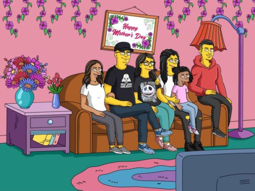 Custom Simpsons Portrait photo review