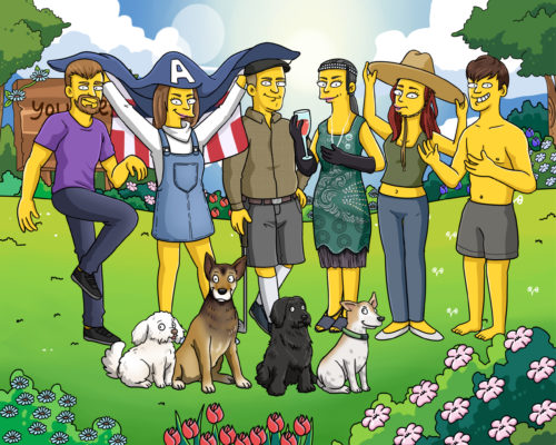 Custom Simpsons Portrait photo review