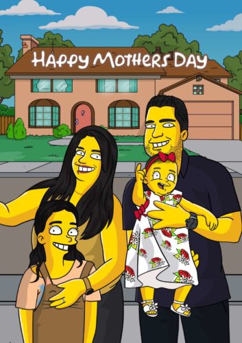 Custom Simpsons Portrait photo review