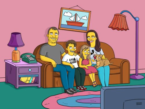 Custom Simpsons Portrait photo review