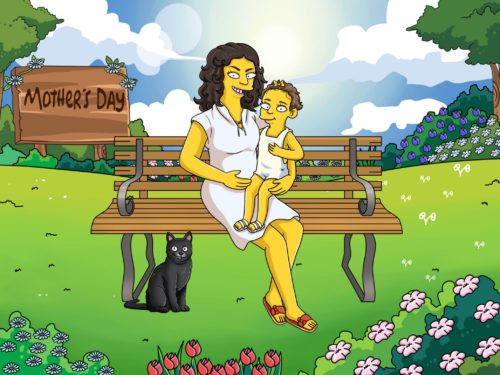 Custom Simpsons Portrait photo review