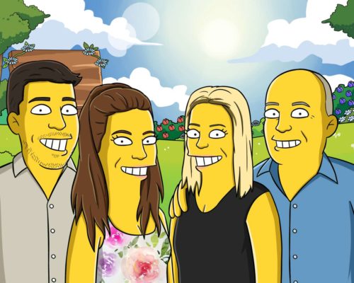 Custom Simpsons Portrait photo review