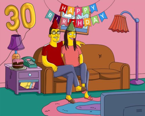 Custom Simpsons Portrait photo review