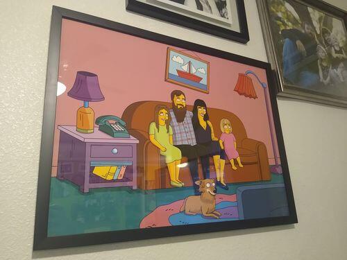 Custom Simpsons Portrait photo review