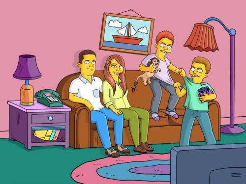 Custom Simpsons Portrait photo review