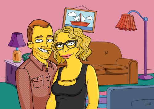 Custom Simpsons Portrait photo review