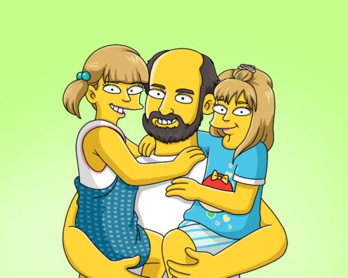 Custom Simpsons Portrait photo review