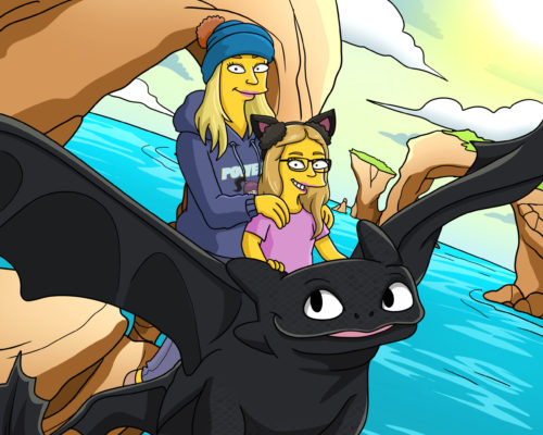 Custom Simpsons Portrait photo review