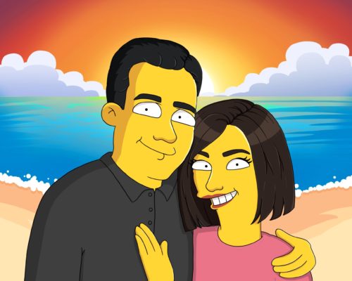 Custom Simpsons Portrait photo review