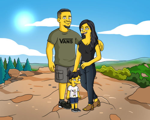 Custom Simpsons Portrait photo review