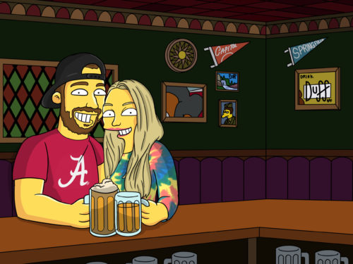 Custom Simpsons Portrait photo review