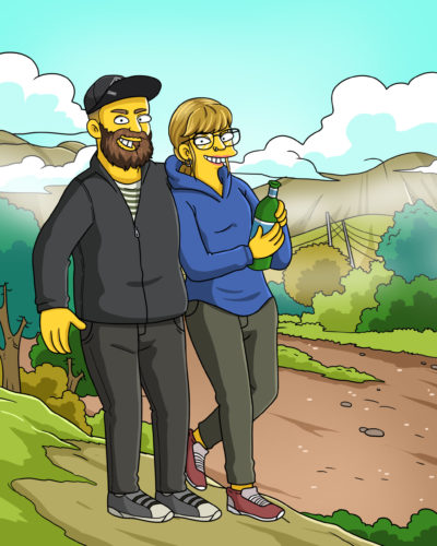 Custom Simpsons Portrait photo review