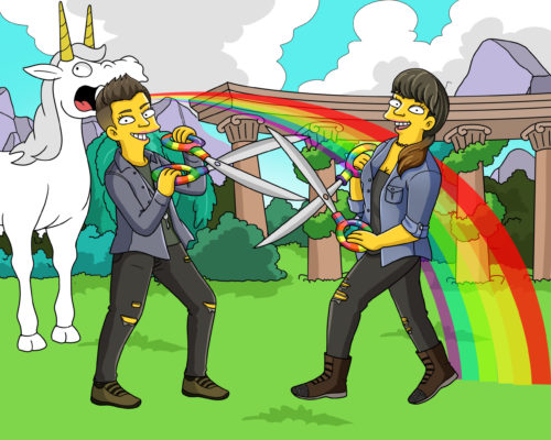 Custom Simpsons Portrait photo review