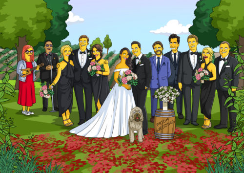 Custom Simpsons Portrait photo review