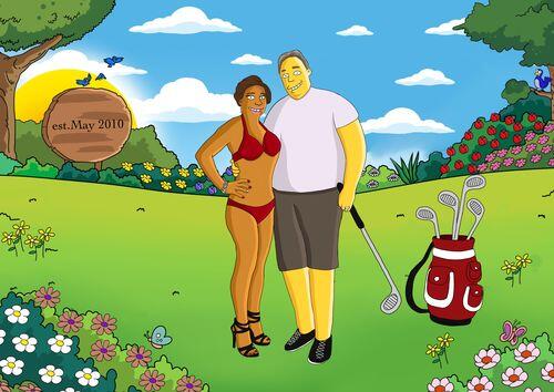 Custom Simpsons Portrait photo review