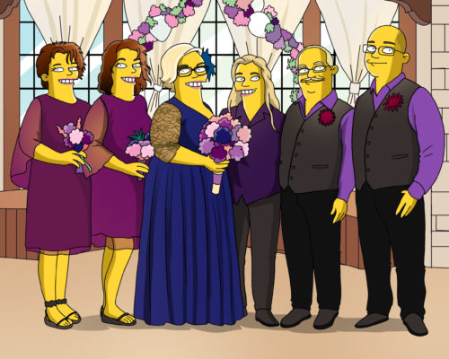 Custom Simpsons Portrait photo review