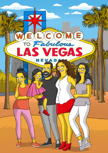 Custom Simpsons Portrait photo review