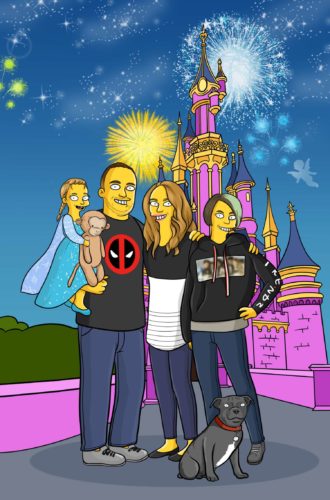 Custom Simpsons Portrait photo review