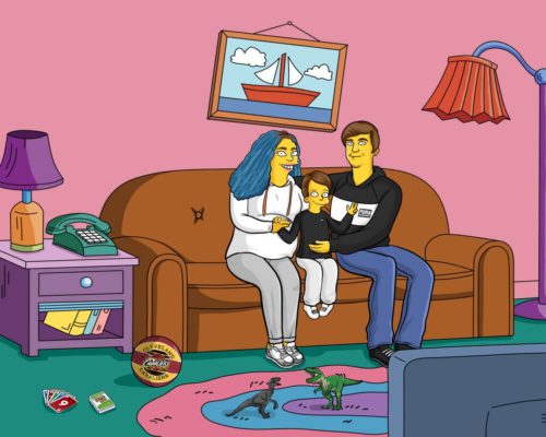 Custom Simpsons Portrait photo review