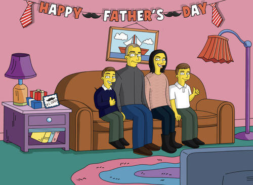 Custom Simpsons Portrait photo review