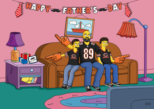 Custom Simpsons Portrait photo review