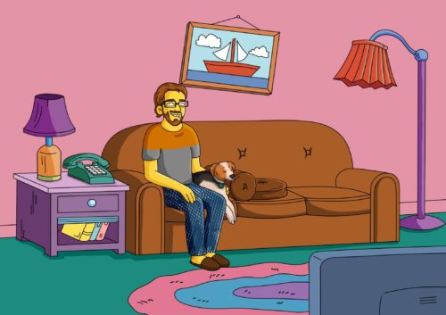 Custom Simpsons Portrait photo review