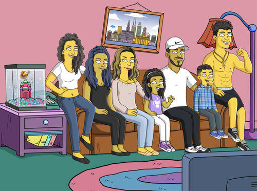 Custom Simpsons Portrait photo review