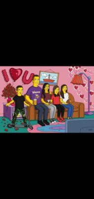 Custom Simpsons Portrait photo review