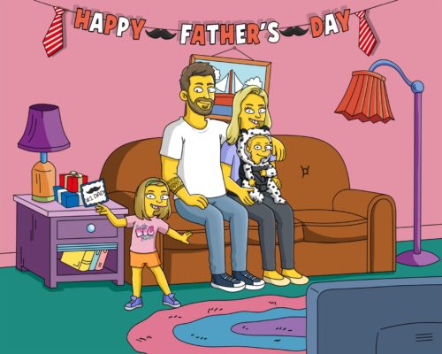 Custom Simpsons Portrait photo review