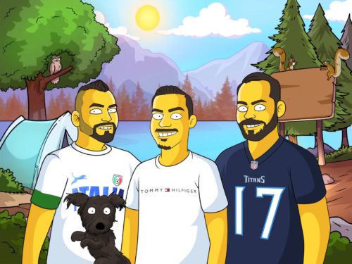 Custom Simpsons Portrait photo review