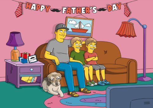 Custom Simpsons Portrait photo review