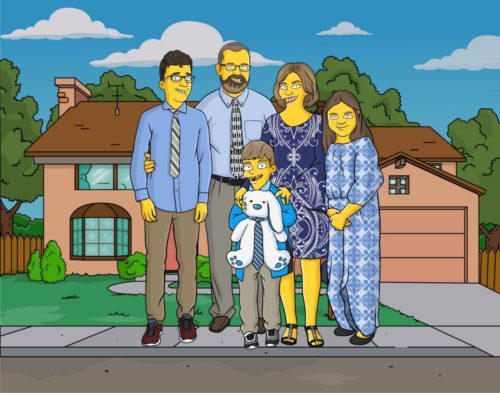 Custom Simpsons Portrait photo review
