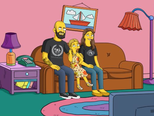 Custom Simpsons Portrait photo review